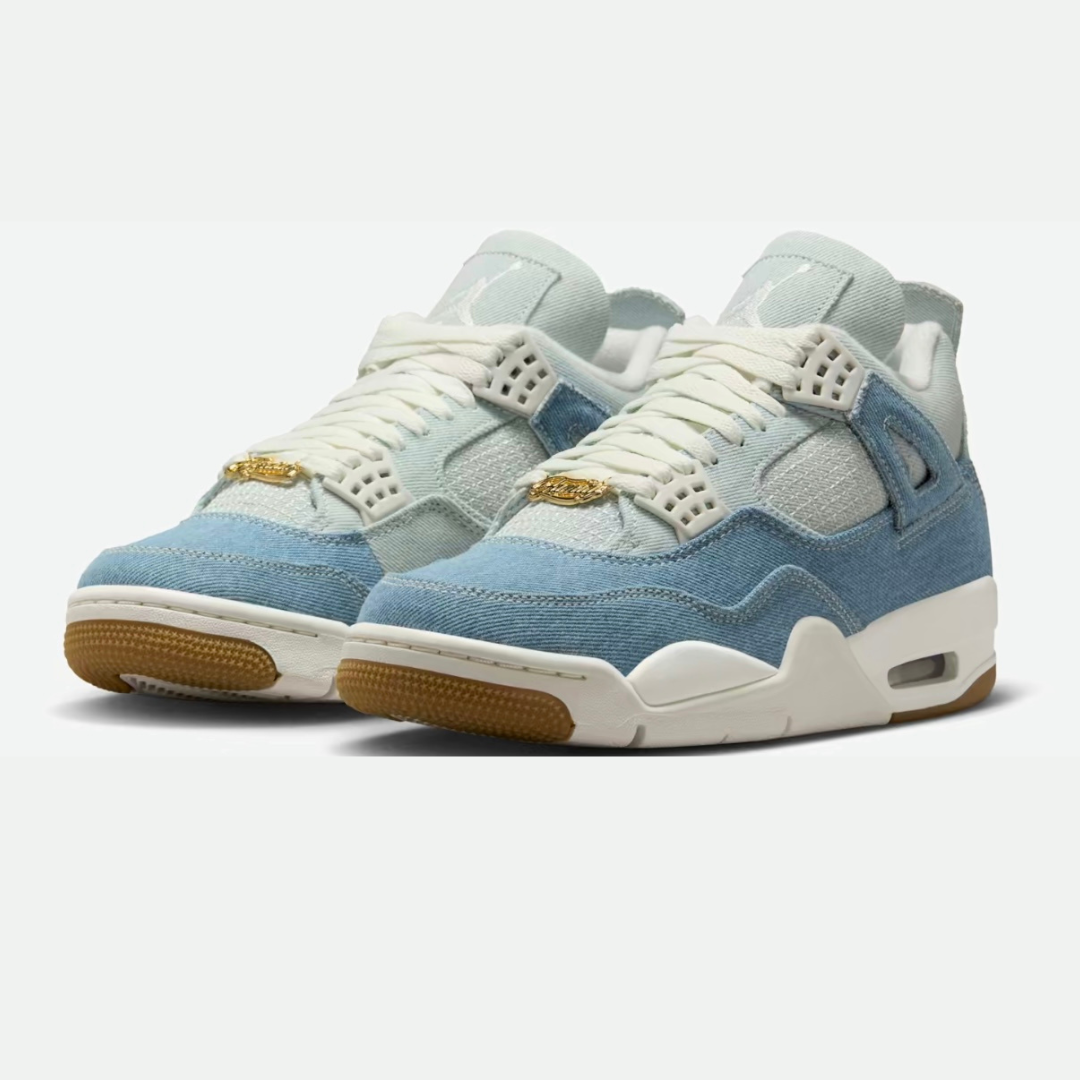 Vintage Vibes& Fresh Denim: The WMNS Air Jordan 4 “Worn Blue” Drops August 9
