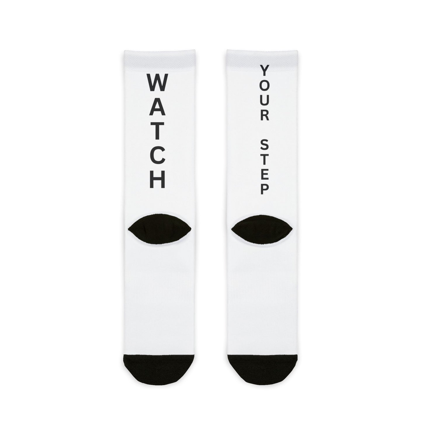 "Watch Your Step" Crew Socks
