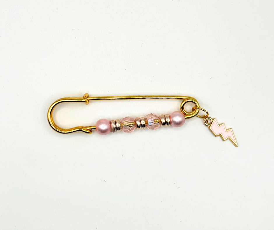 "Pink Lightning" Sneaker Pin