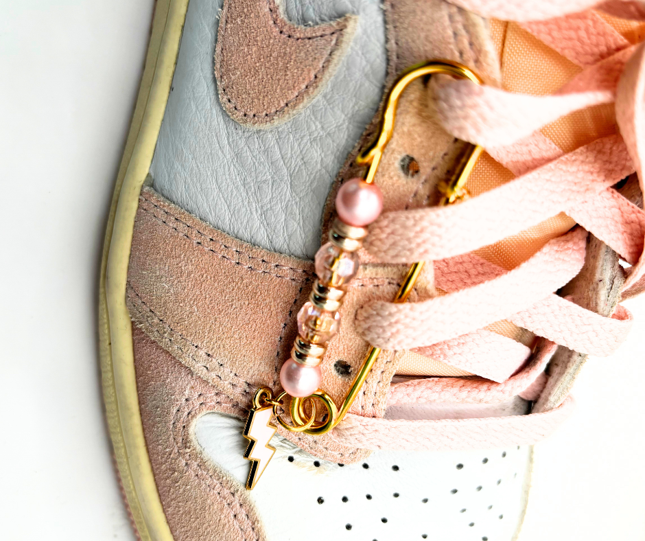 "Pink Lightning" Sneaker Pin