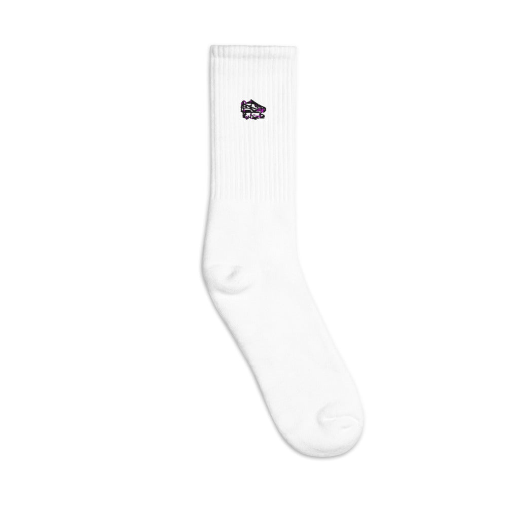 Kix & Lipstix Embroidered Socks