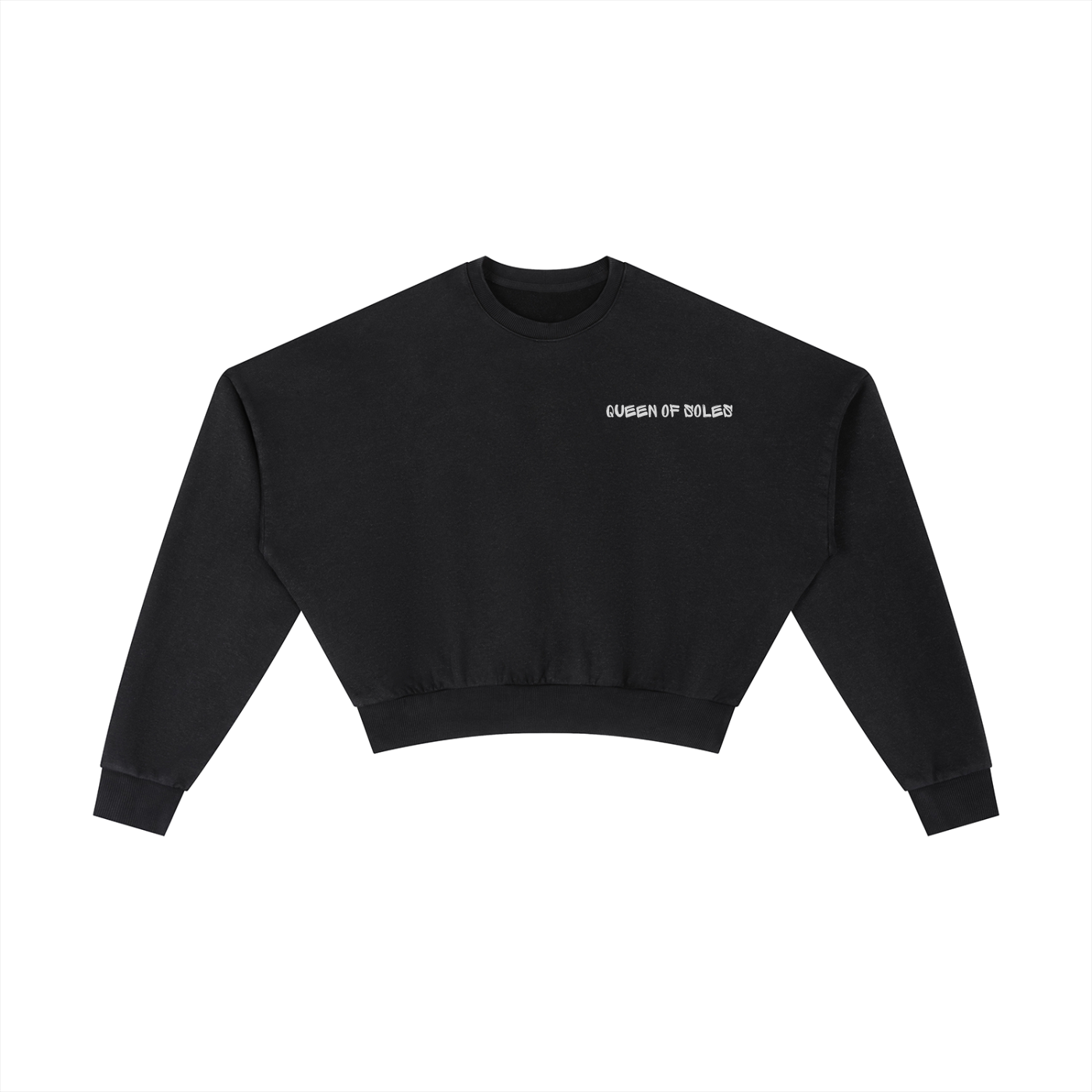 Queen of Soles sweatshirt-Black
