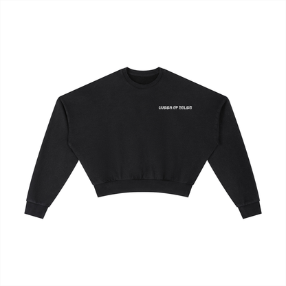 Queen of Soles sweatshirt-Black